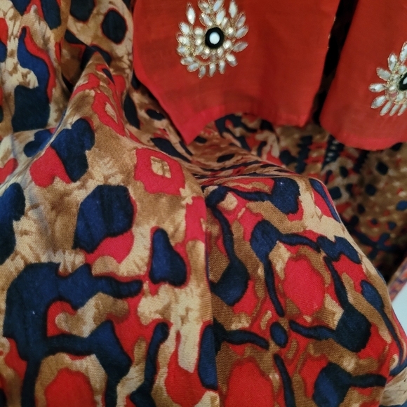 Gota Patti Lehenga Style Kurta - Picture 12 of 14